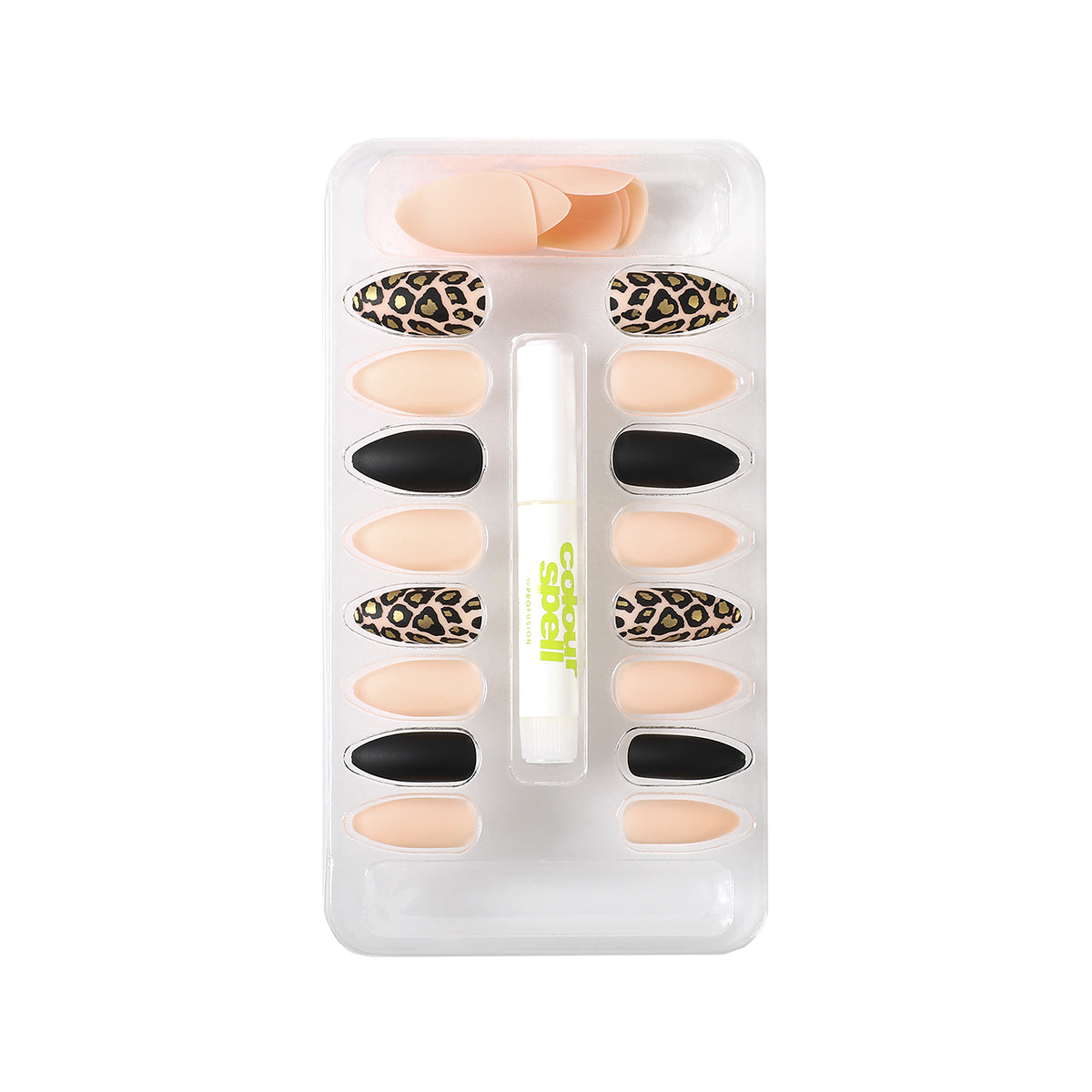 Stiletto Cheetah Press on nails