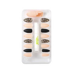 Stiletto Cheetah Press on nails