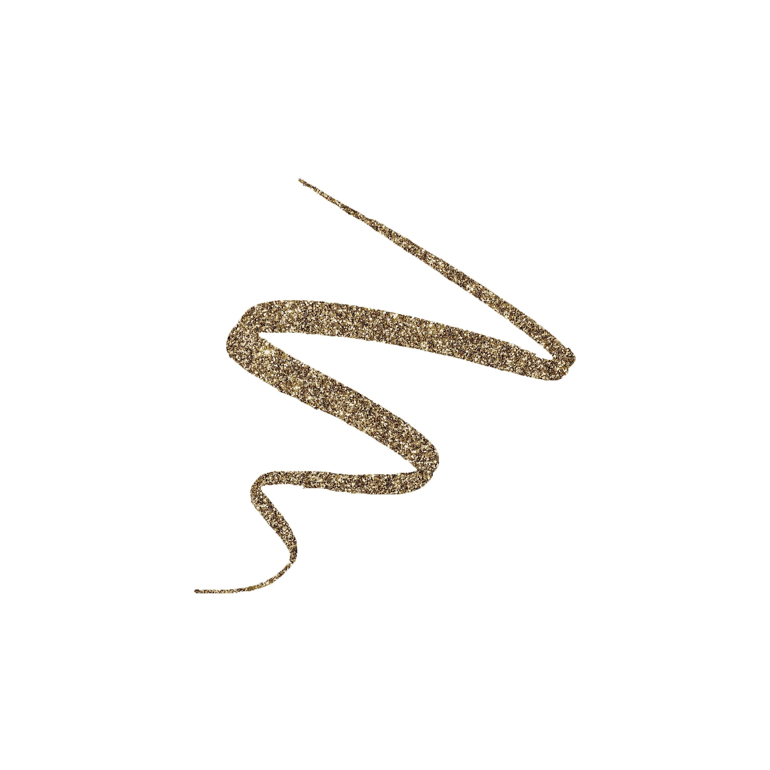 Gold Liquid Glitter Liner Swatch
